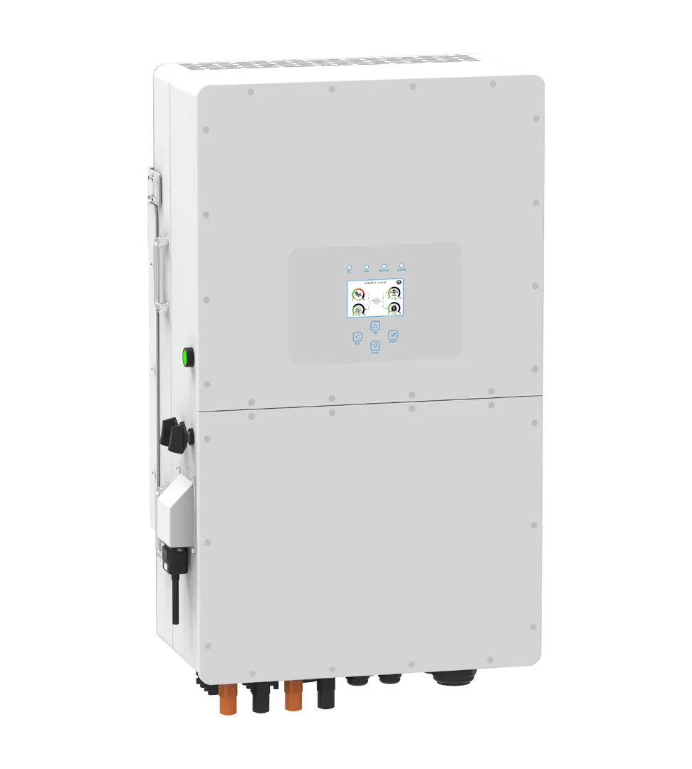 Onduleur hybride triphasé Deye 50 kW HV (SUN-50K-SG01HP3-EU-BM4)Onduleur hybride triphasé Deye 50 kW : gestion de l'énergie haute capacité pour les applications commerciales et industrielles