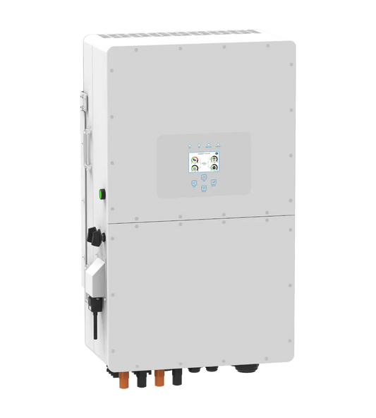 Onduleur hybride triphasé Deye 50 kW HV (SUN-50K-SG01HP3-EU-BM4)Onduleur hybride triphasé Deye 50 kW : gestion de l'énergie haute capacité pour les applications commerciales et industrielles
